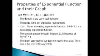 EXPONENTIAL FUNCTION Tagalog tutorial