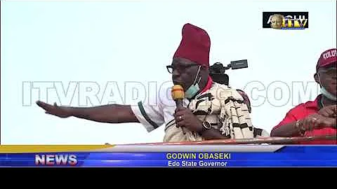 Gov. Obaseki flags off construction of flood, alleviation and protection work in Auchi