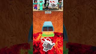 Car Jump Challenge With Noob, Pro, Hacker, Dog, Herobrine