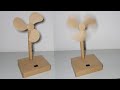 How to make a cardboard fan very easy