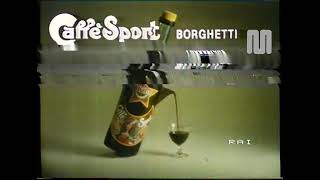 1984 Rai Rete2 Carpano Caffè Sport Borghetti