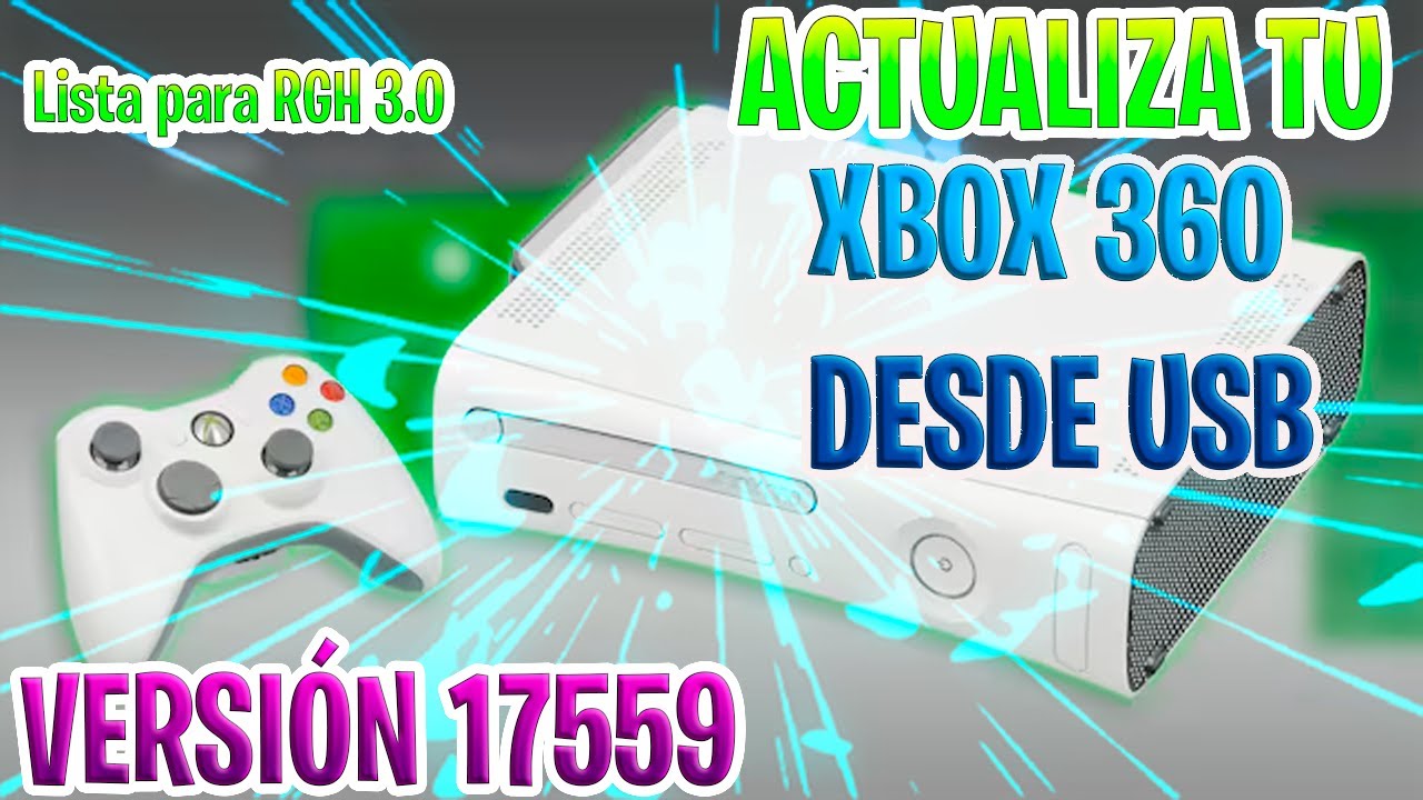 Actualizar Xbox 360 por USB [VERSIÓN 17559]