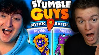 FIRST EVER *MYTHIC WHEEL* SPIN BATTLE IN STUMBLE GUYS!