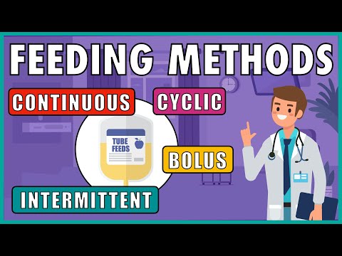 Tube Feeding Methods (Continuous, Cyclic, Intermittent, Bolus)