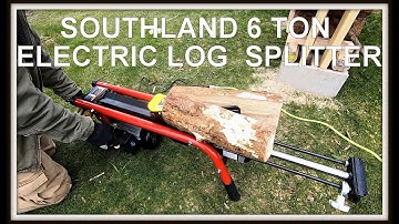 Southland Log Splitter: Unboxing, assembly, demonstration
