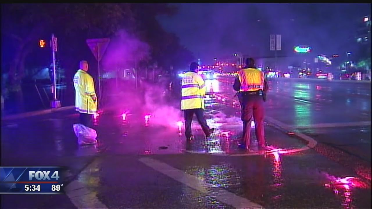 Police drunk driver hits 5 cars in wrong way crash - YouTube