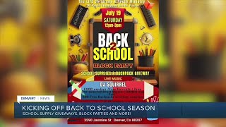 Back-to-school events happening this weekend in the Denver metro