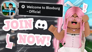 BLOXBURGS NEW  DISCORD SERVER!! (HOW TO JOIN)