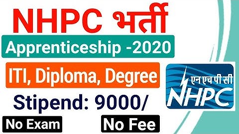 NHPC Apprentice Vacancy 2020| NHPC Apprenticeship Recruitment 2020| NHPC Apprentice Bharti 2020|