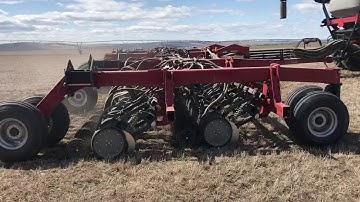 Case IH Precision Air 4585 With Precision Disk 500DS coupled with a John Deere 9520RX.