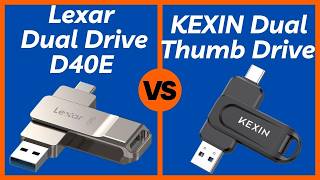 Lexar D40E vs KEXIN USB C Dual Flash Drive - Which USB C Dual Flash Drive is Worth Your Money?