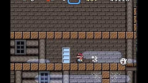 SMW Custom Level - Chocolate Caves Ghost House