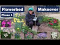 Dividing  moving perennials   phase 1 flowerbed makeover refresh  free plants