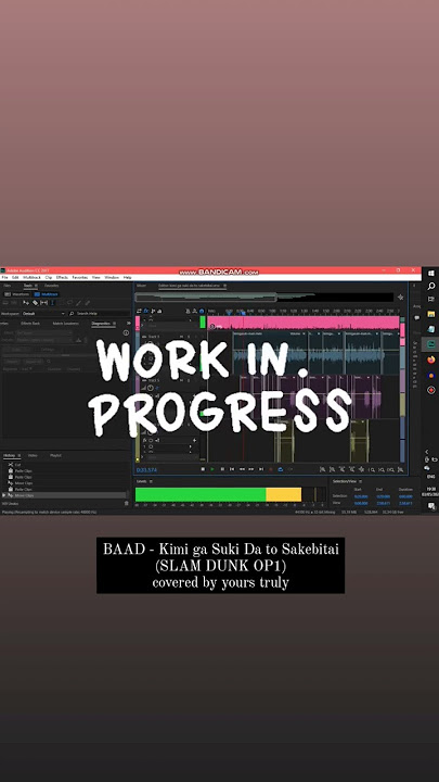 [wip] BAAD - Kimi ga Suki da to Sakebitai (SLAM DUNK OP) #slamdunk #anime #coversong #japanese