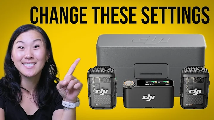 DJI Mic 2 BEST Settings Guide - How to Use It