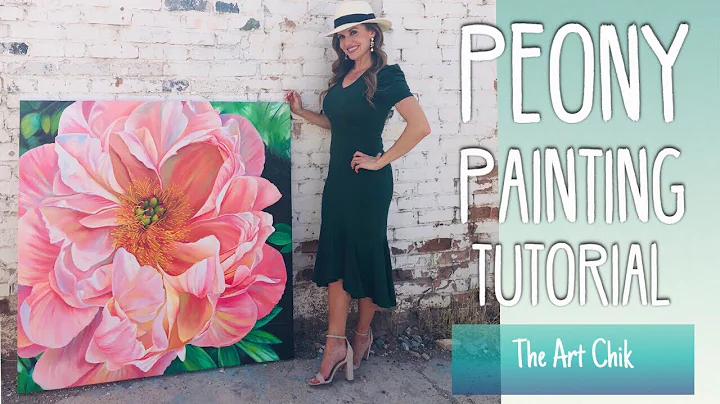 Peony Oil Painting Tutorial - By Artist, Andrea Ki...