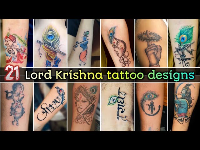 Beautiful tattoo designs related to Lord Krishna!! - Uprising Bihar