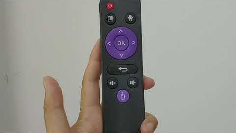 H96 max Rk3318 Android 9.0 tv box Remote control display