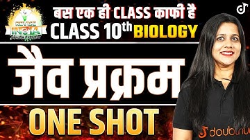 जैव प्रक्रम सिर्फ 30 Min में | Class 10th Science | Life Processes in 30 Minutes | 🟠REVISE⚪INDIA🟢