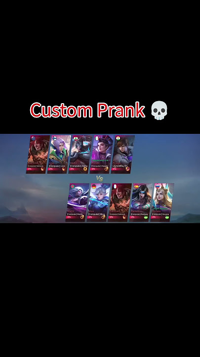 Random Custom Pranks 😆 #mobilelegends #mlbbquickedit #mlbb #ctto