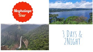 Meghalaya tour Vlog &#39; 3 Days &amp; 2 Night | #Travel #Meghalaya #WaterFalls #NorthEast
