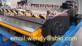 SBKJ HVAC Air duct auto line / rectangle,Square duct production line 3 / automatic duct machine