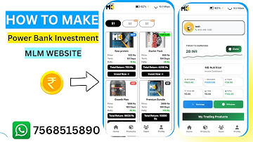 How to Build A Professional Investment Website - Complete Website Setup ( Power Bank Script )