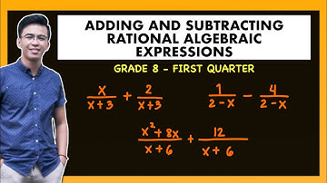 Addition and Subtraction of Similar Rational Algebraic Expressions | Grade 8 @MathTeacherGon