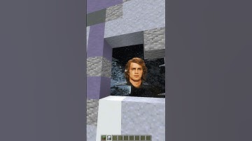 The Best Star Wars Darth Vader Build in Minecraft #shorts