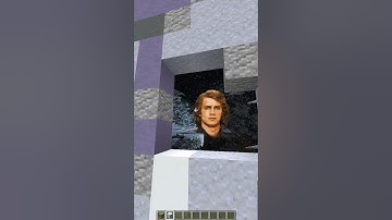 The Best Star Wars Darth Vader Build in Minecraft #shorts