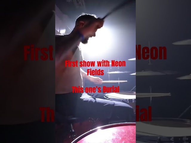 My first show with Neon Fields was a blast - this song is called burial.  #drummer #drums #music