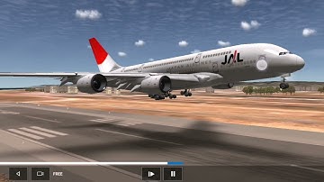 JAL Landing - Real Flight Simulator