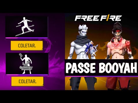 VAZOU!! SKINS DO PASSE BOOYAH SETEMBRO E OUTUBRO 2023, NOVOS EMOTES -  ATUALIZAÇÃO FREE FIRE 