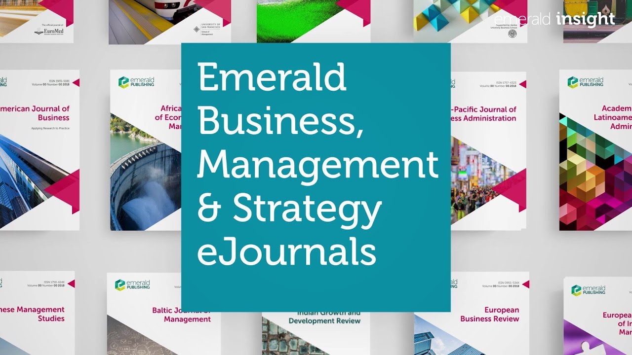 Emerald Business, Management & Strategy eJournals - English