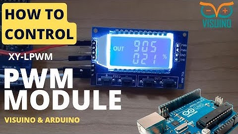 How to Control PWM Signal Generator Module With Arduino & Visuino