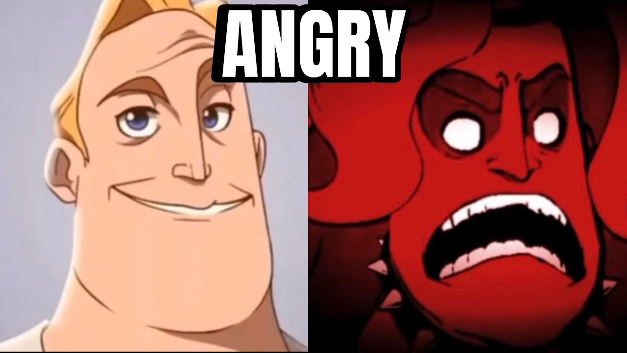 Mr. Incredible Becoming Angry Animated