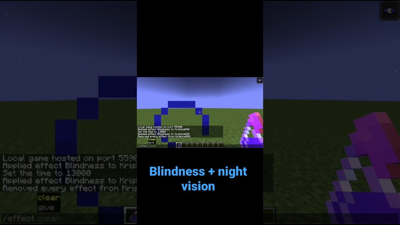 Blindness + night vision YouTube