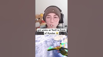 girl winks at TenZ in front of Kyedae 😭