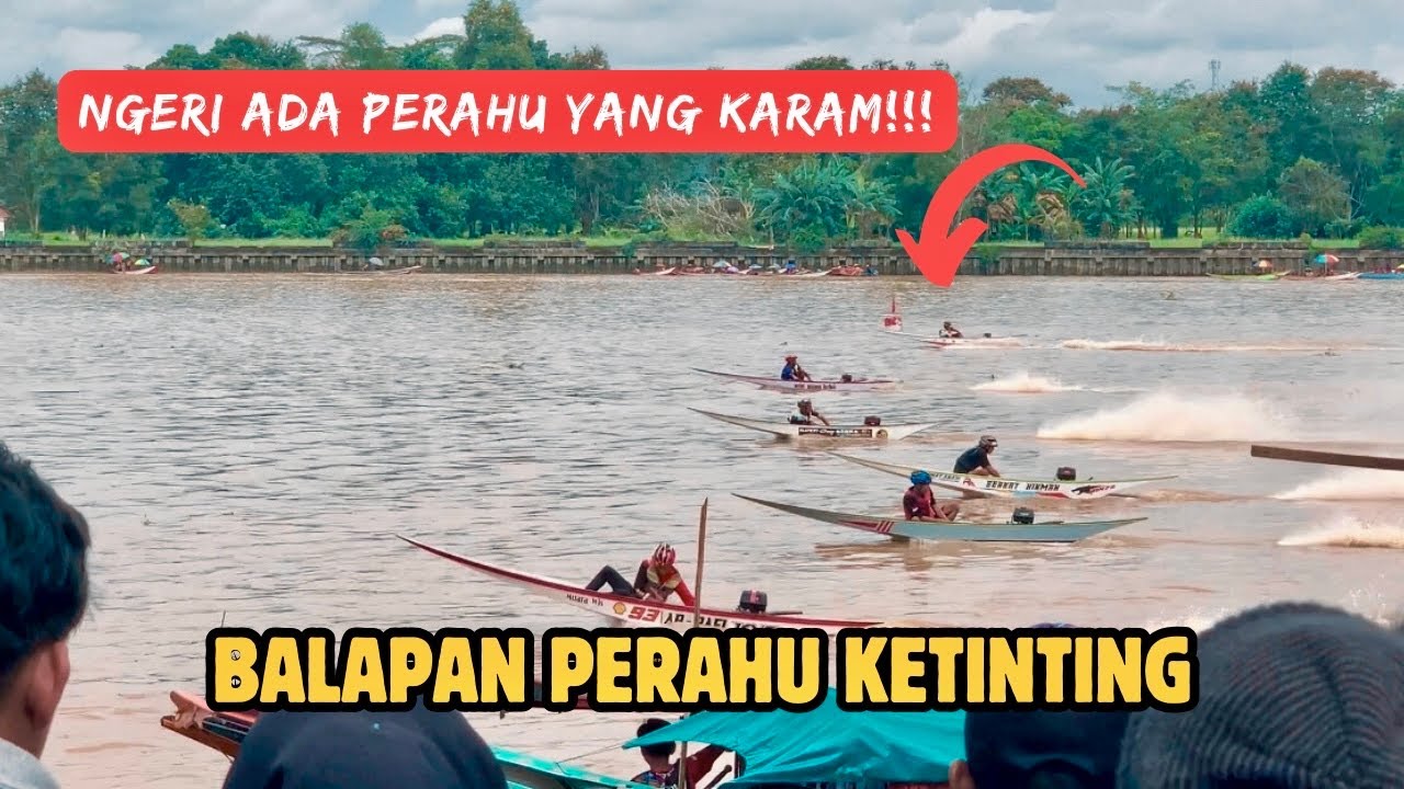 Balapan Perahu Ketinting di Tenggarong | Open  race ketinting piala bupati Kutai Kartanegara 2024