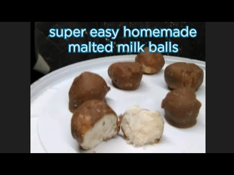 How to make malted milk balls (malty balls) by Pioneer confections - YouTube