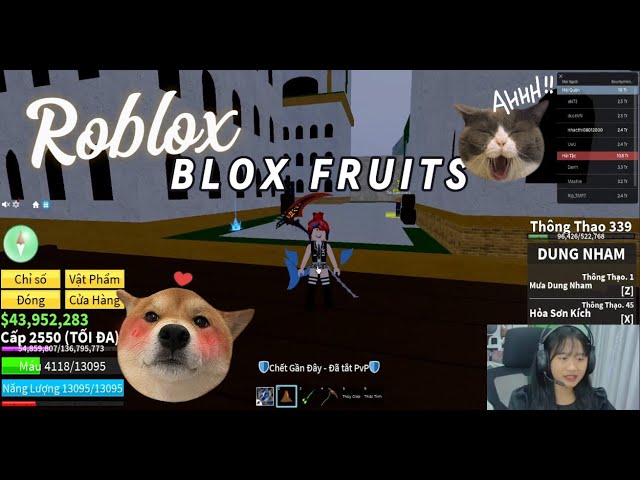 Outline Video Blox Fruits | Đi bộ trên biển bằng trái dung nham | #roblox