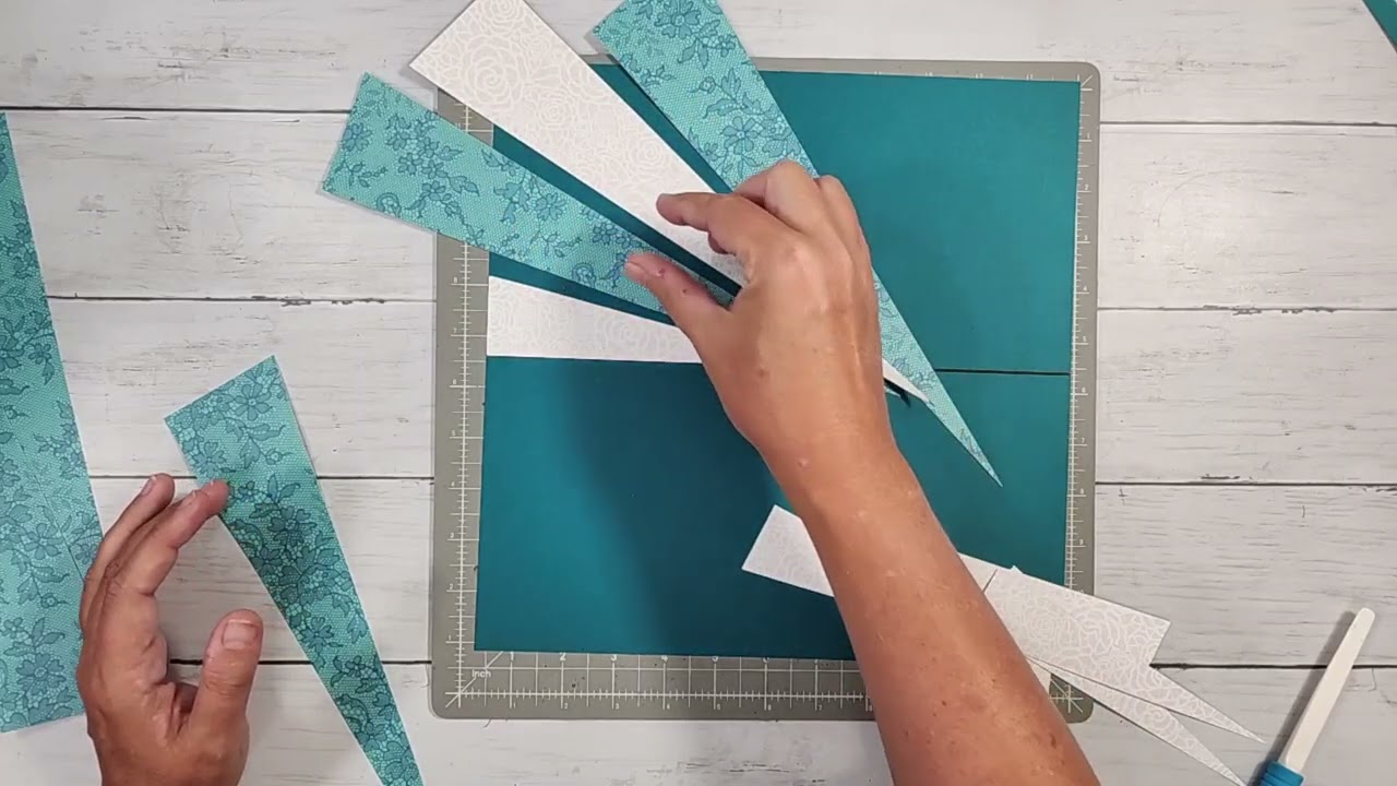 Tips to Cut the Sunburst Rays for Sketch #2 of the July 2025