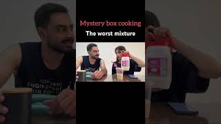 We tried a cooking challenge with mystery box ingredients😜 #funny #notachef