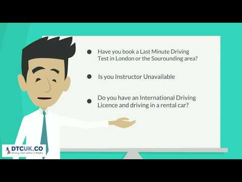 Driving Test Car Hire London | DTC UK | Last Minute Driving Instructor