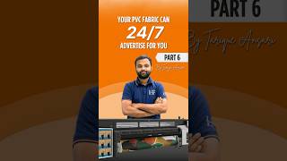 Why Printing on PVC Fabric Is a Smart Investment #luckytech #customprinting #shorts #pvcfabric