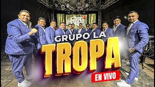 Grupo La Tropa en vivo - Al ritmo de la lluvia / Donde estás / Quebradita en el mar / Popotitos.