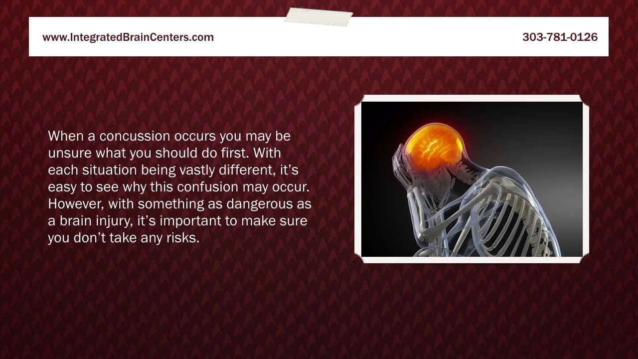 Help For Concussion In Colorado: What You Should Do After A Concussion