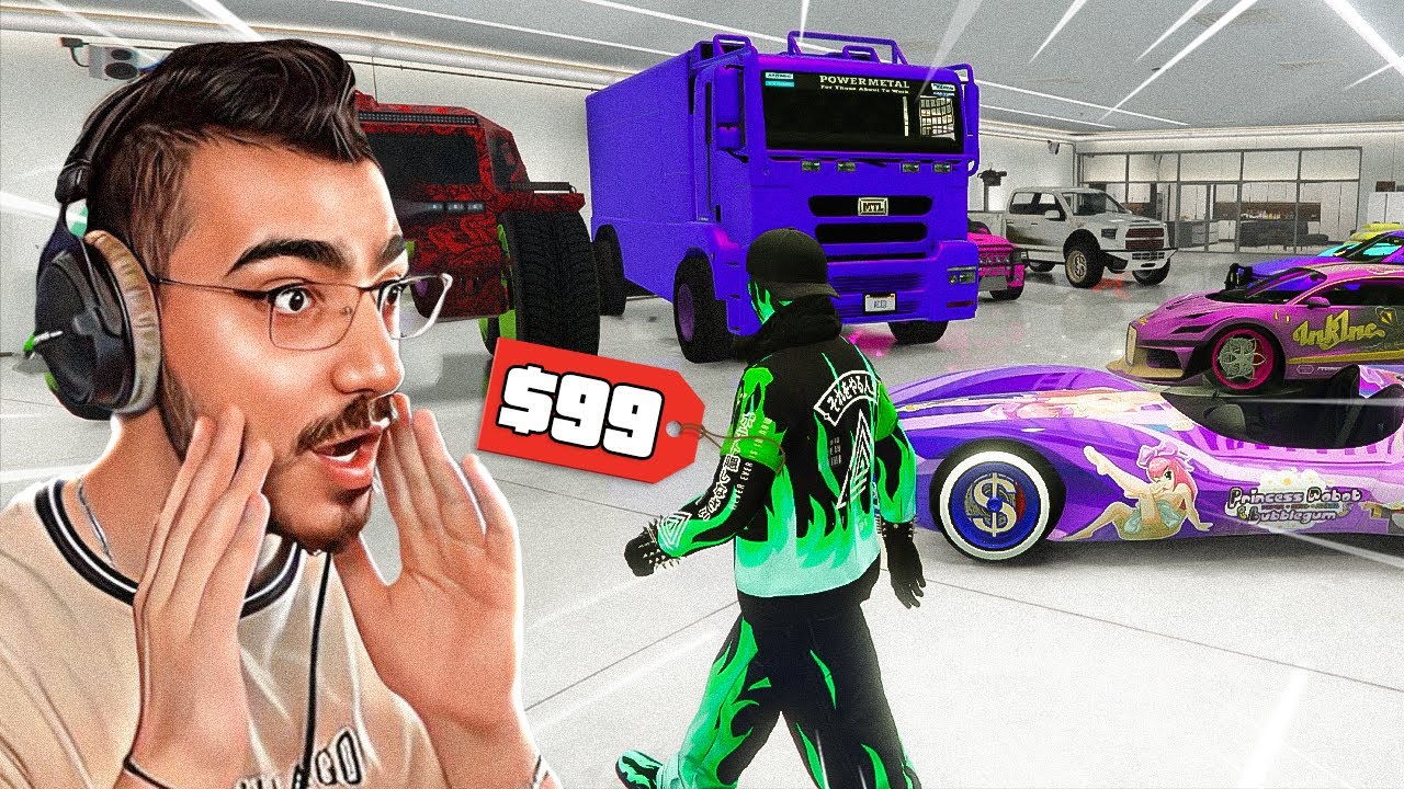 اشتريت حسابات عشوائية في قراند 5 اون لاين 😍🎁 GTA 5 Online 🔥