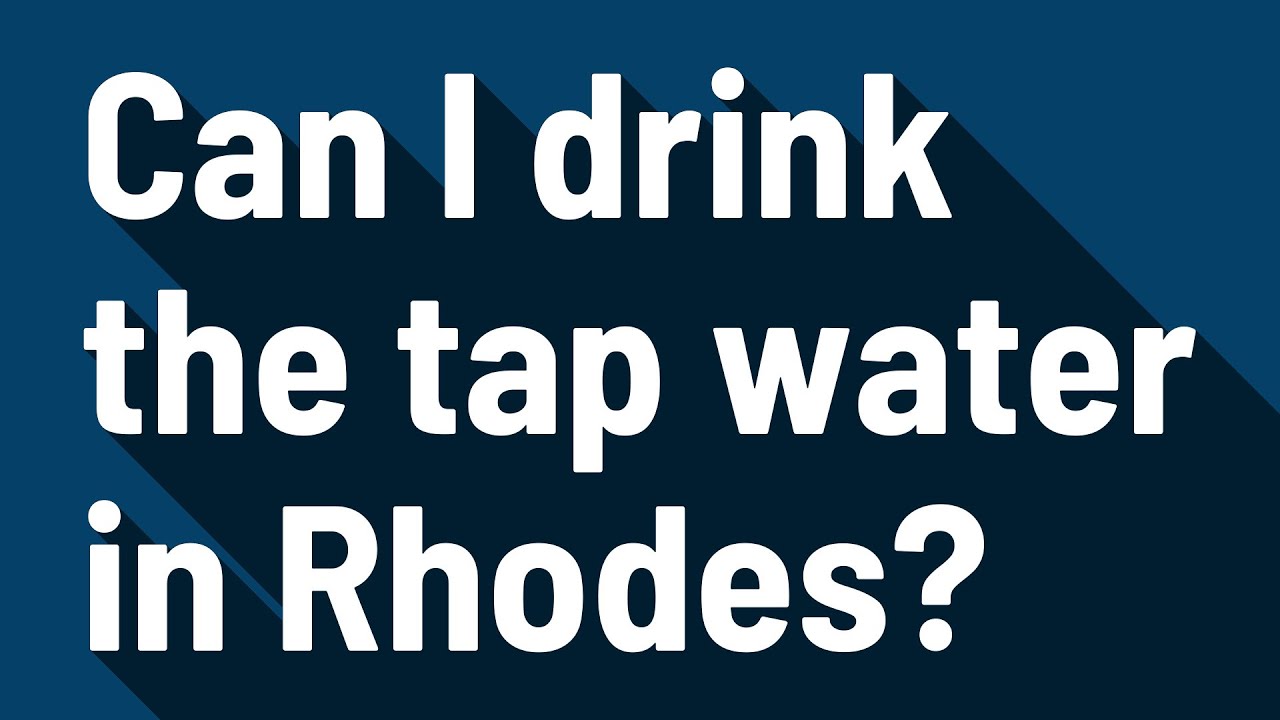 Can I drink the tap water in Rhodes? YouTube