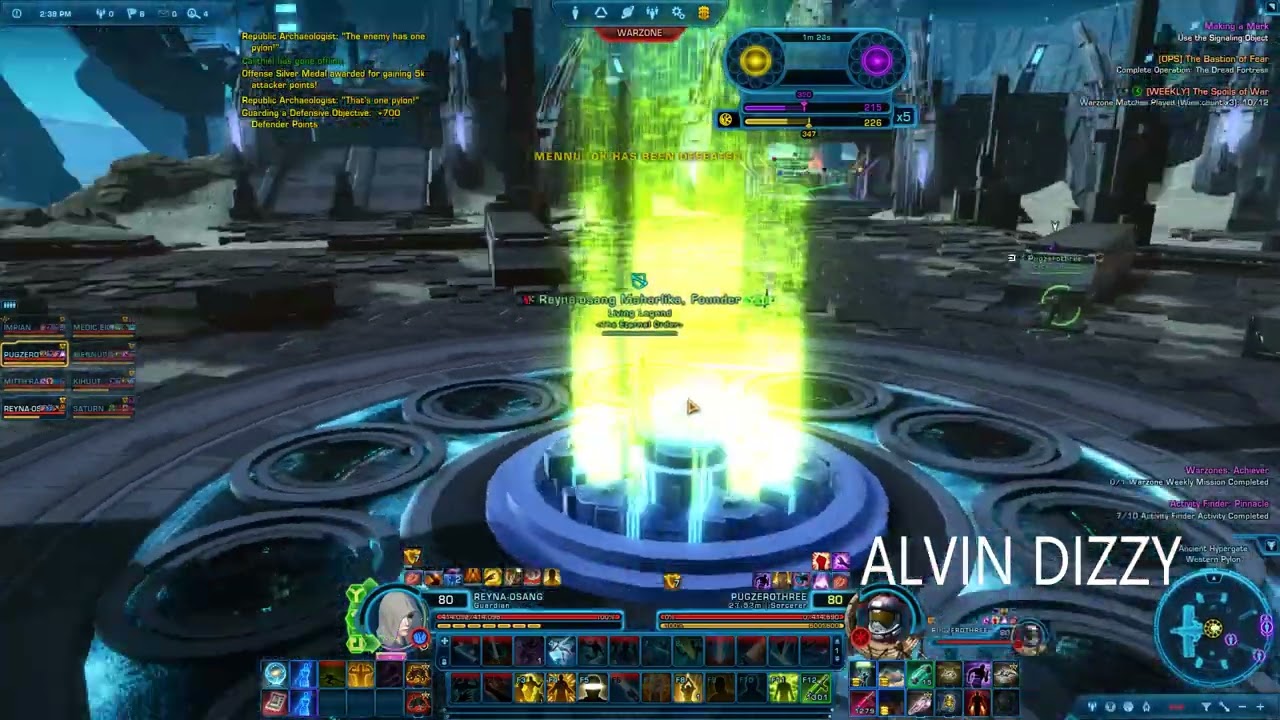 Ancient Hypergate Warzone Finished the Weekly and Personal Conquest Objective Reyna Osang